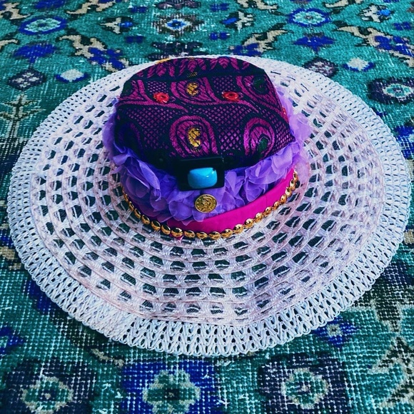 Customed “Tangiers” Summer Boho StrAw Hat